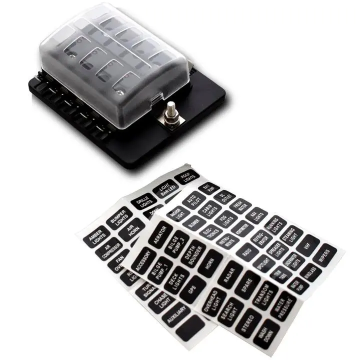 10 Way Standard Fuseholder With Pc Terminals 1