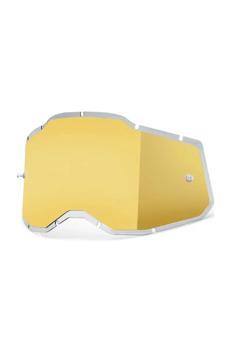 100% Racecraft 2 / Accuri 2 / Strata 2 Replacement Lens - Injected Mirror Gold 1