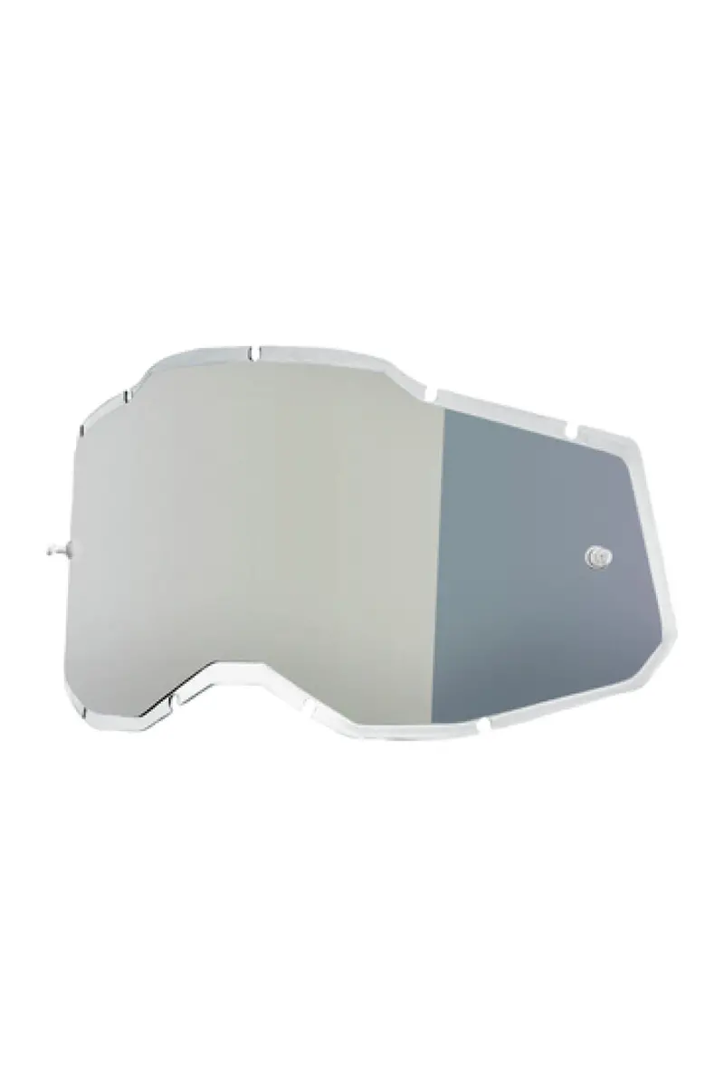 100% Racecraft 2 / Accuri 2 / Strata 2 Replacement Lens - Injected Mirror Silver 1