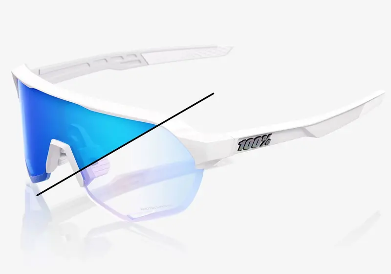 100% S2 Bastille Le Cycling Sunglasses - Blue Mirror Photochromic 1