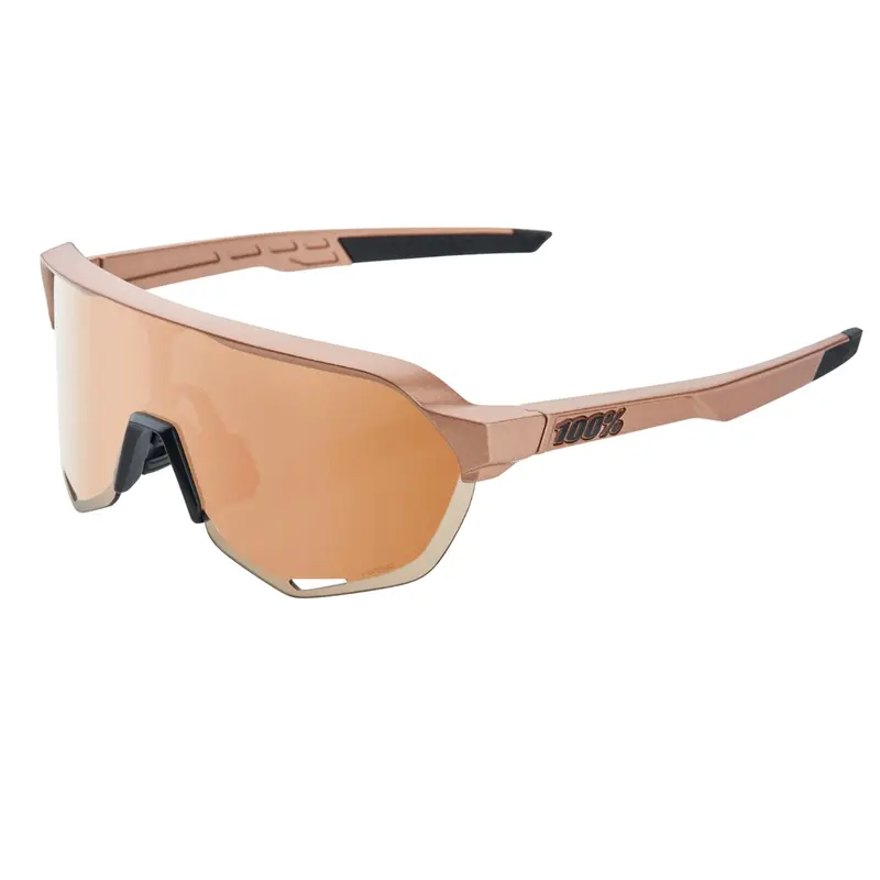100% S2 Cycling Sunglasses - Matte Copper Chromium With Hiper Copper Mirror Lens 1