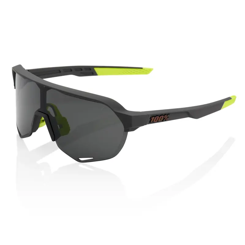 100% S2 - Soft Tact Cool Grey - Smoke Lens + Clear Lens 1