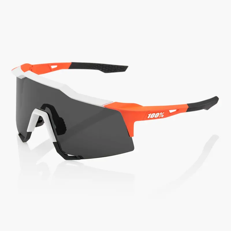 100% Speedcraft Cycling Sunglasses - Soft Tact Oxyfire With Dark + Clear Lens 1