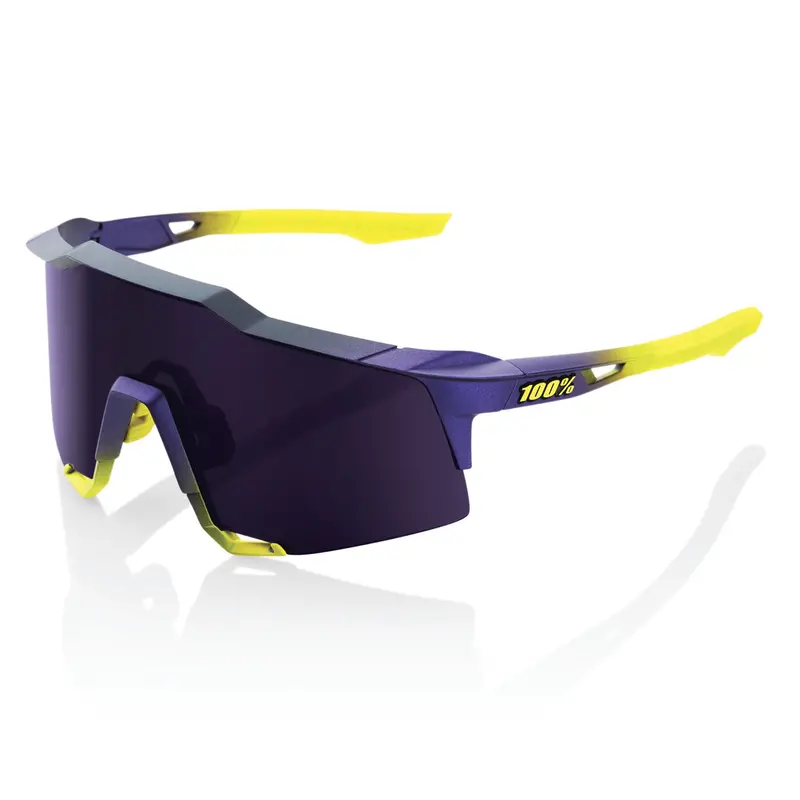 100% Speedcraft - Matte Metallic Digital Brights - Dark Purple Lens + Clear Lens 1