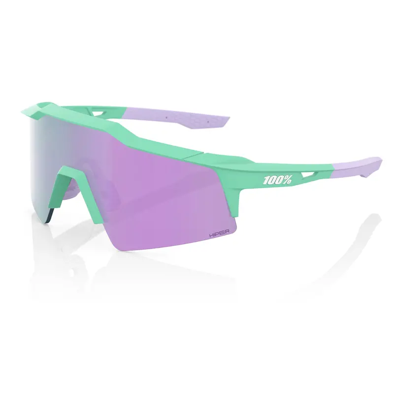 100% Speedcraft Sl - Soft Tact Mint - Hiper Lavender Lens + Clear Lens 1