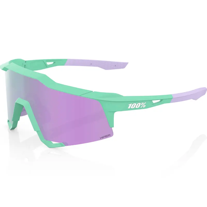100% Speedcraft - Soft Tact Mint - Hiper Lavender Lens + Clear Lens 1