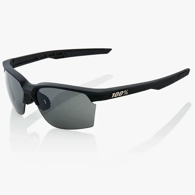 100% Sportcoupe - Soft Tact Black - Smoke Lens + Clear Lens 1