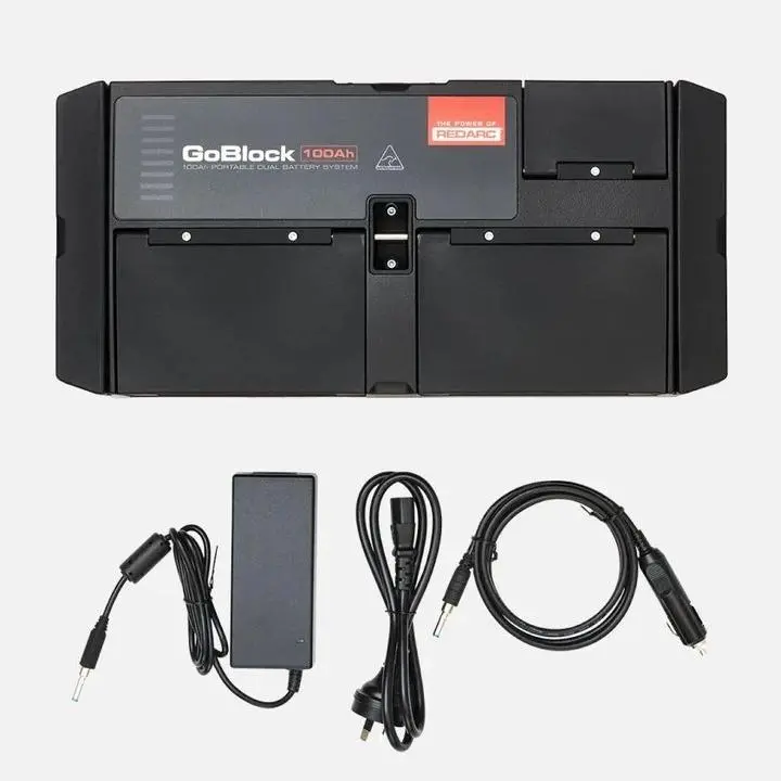 100Ah Goblock Portable Dual Battery System 1