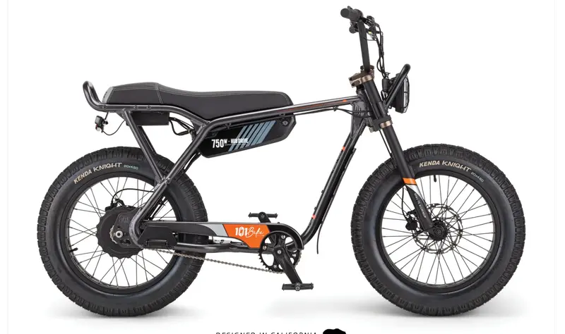 101 Bikes Seaside Moto Style Electric Bike 1