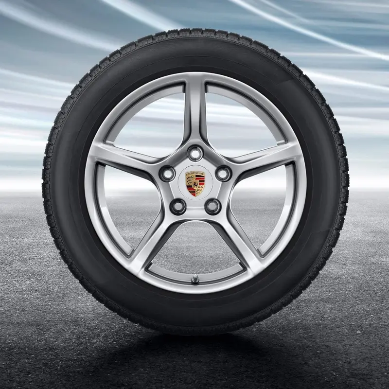 18" 718 Boxster / Cayman "Boxster" Winter Set - Silver 1