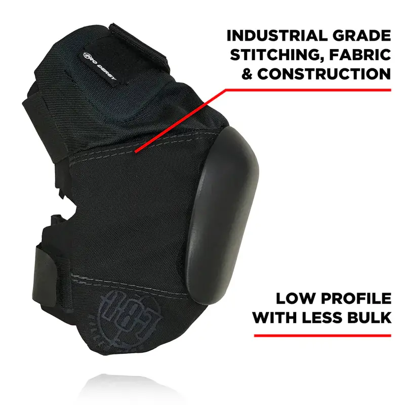 187 Pro Derby Knee Black/Black 5