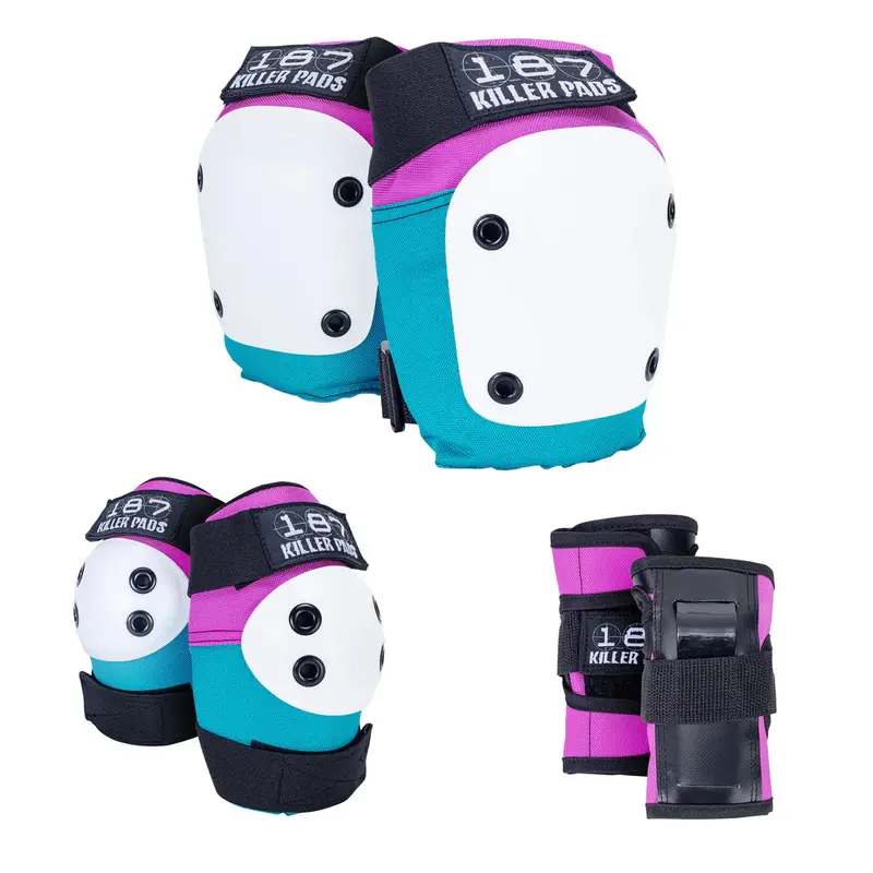 187 Six Pack Adult Pink And Teal 1