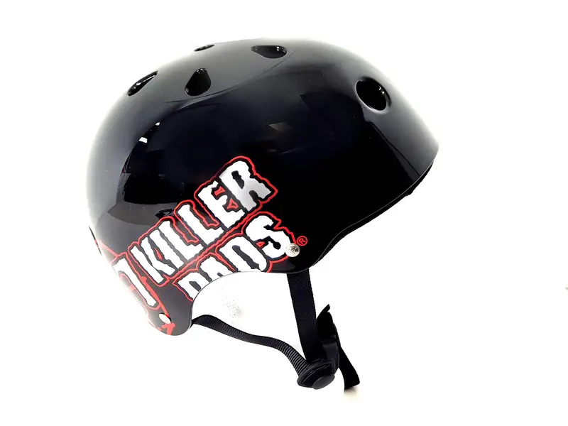 187 Skate Helmet Big Logo Black 1