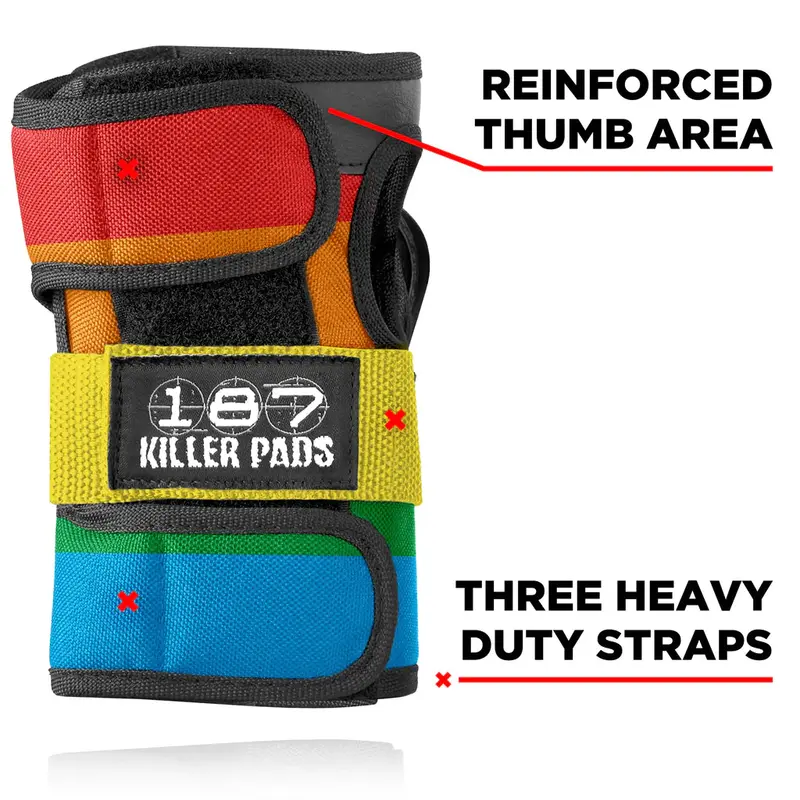 187 Wrist Guard Rainbow 3