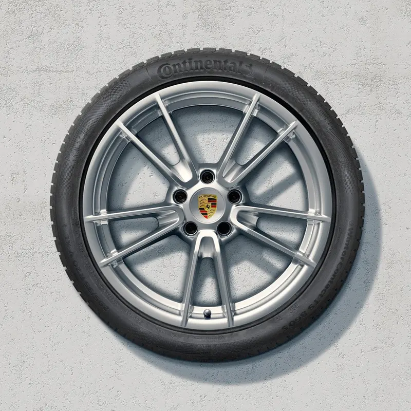 19/20-Inch  "Carrera" Winter Set - For 911 (992.2) - In Silver 1