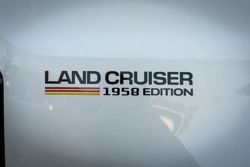 1958 Press Release Style Rear Fender Vinyl Decal Kit (Pair) - 2024+ Land Cruiser 1958 1