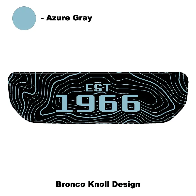 1966 Topographic Shifter Plate (Printed Series + Acrylic) - 2021+ Bronco 41