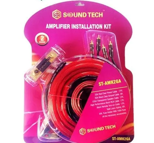 2 Gauge Amplifier Wiring Kit 1