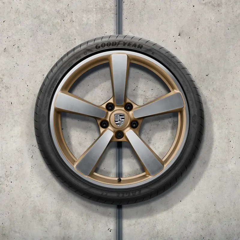20/21" Carrera Exclusive Design Summer Wheel & Tire Set (In Aurum) - 992 1