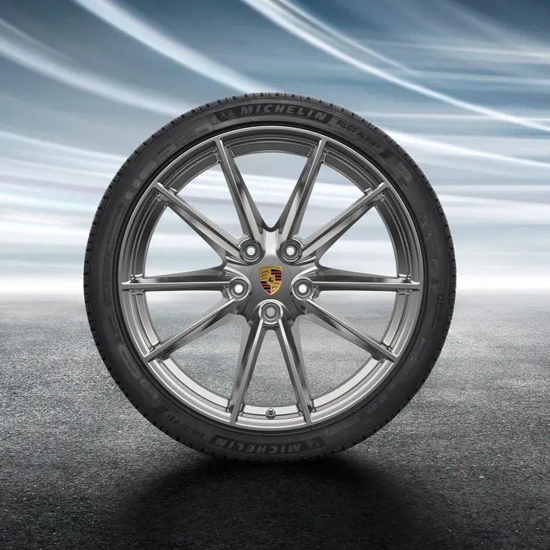 20/21-Inch  "Carrera S" Winter Set - For 911 (992) - In Silver 1