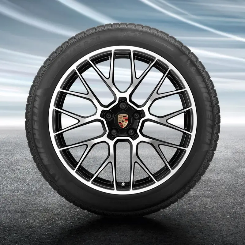 20" Macan Ii Rs Spyder Winter Set - Silver / Black 1