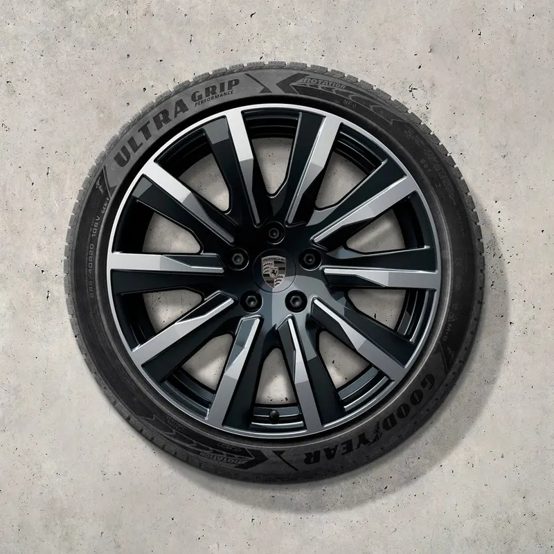 20" Taycan Ii "Tequipment Design" Winter Set - High Gloss Black 1