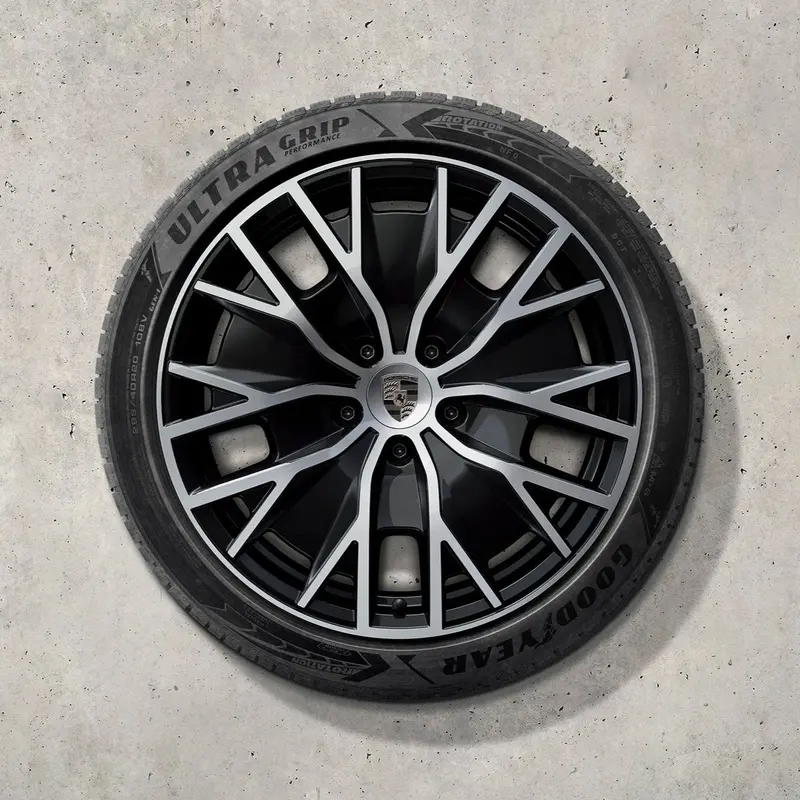 20" Taycan Ii "Turbo S Aero Design" Winter Set - Black 1