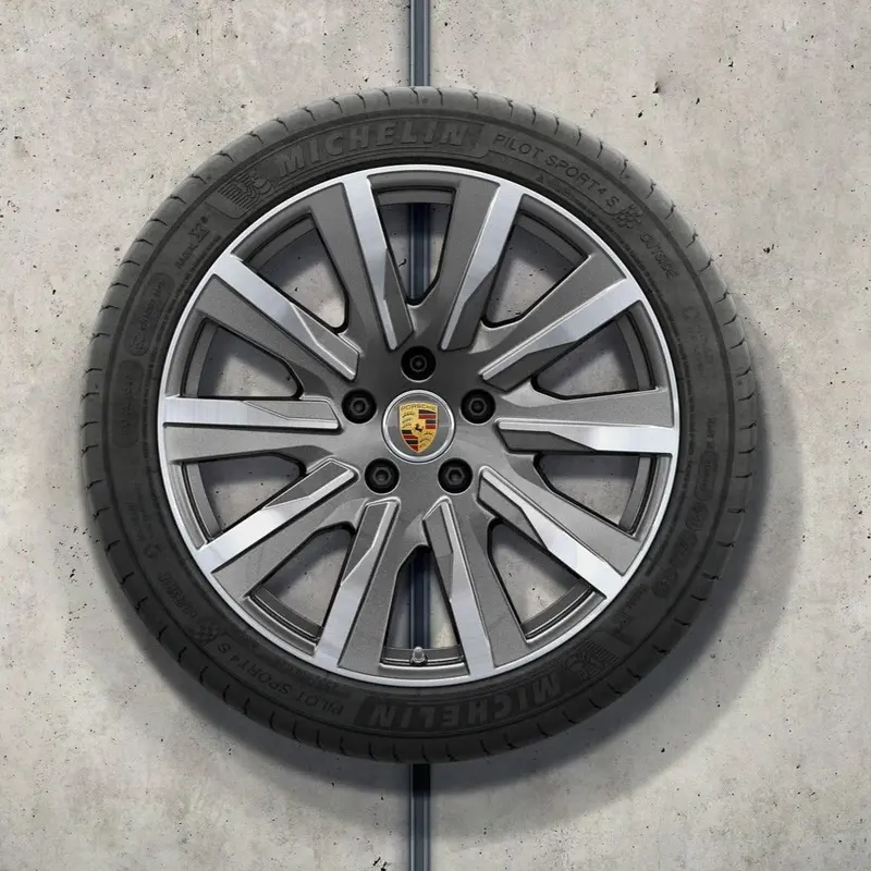 20" Taycan "Tequipment Design" Summer Tire/Wheel Set - Silver Or Black 1