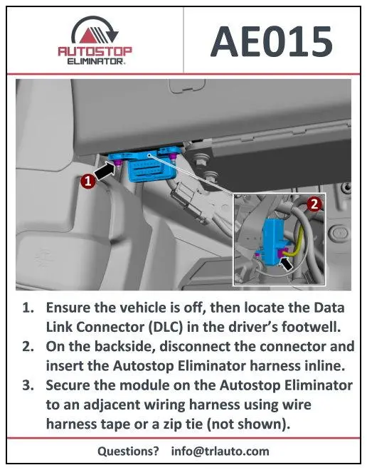 2022-2024 Ford Maverick Autostop Eliminator 2