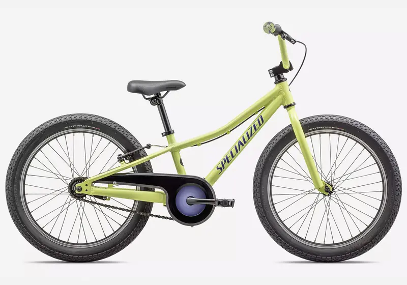 2024 Specialized Riprock Coaster 20", Gloss Limestone/Purple Haze - Rider Height: 107-133Cm 1