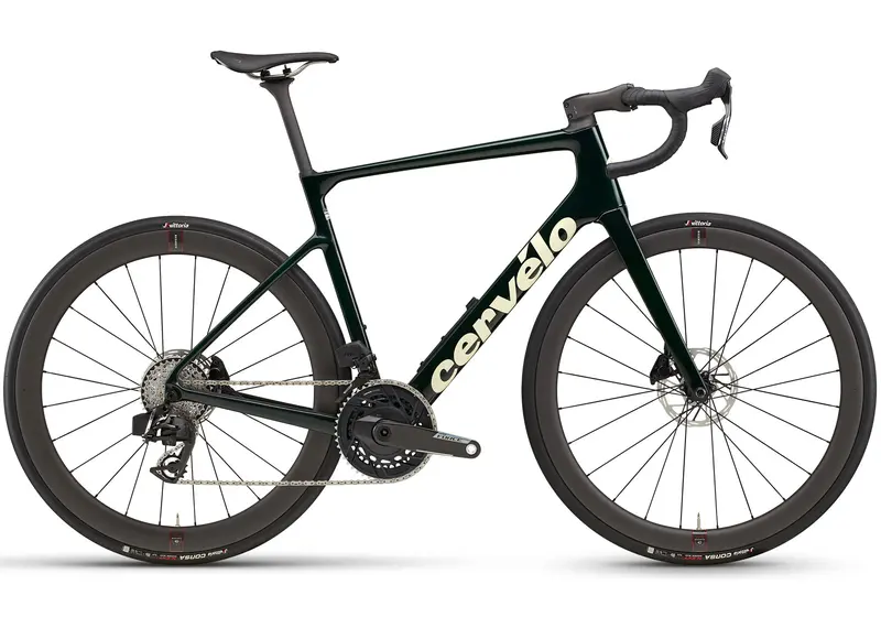 2026 Cervélo Caledonia-5 Force Axs Unisex Endurance Road Bike, Emerald/Cream - Free Shimano Dura-Ace Spd-Sl Pedals Valued At $399.00! 1