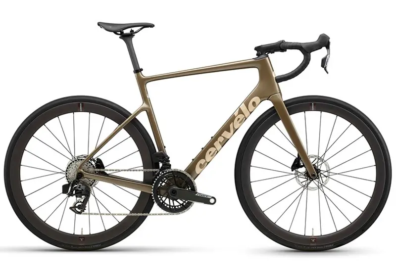 2026 Cervélo Caledonia Rival Axs Unisex Endurance Road Bike - Mocha - Free Shimano Dura-Ace Spd-Sl Pedals Valued At $399.00! 1