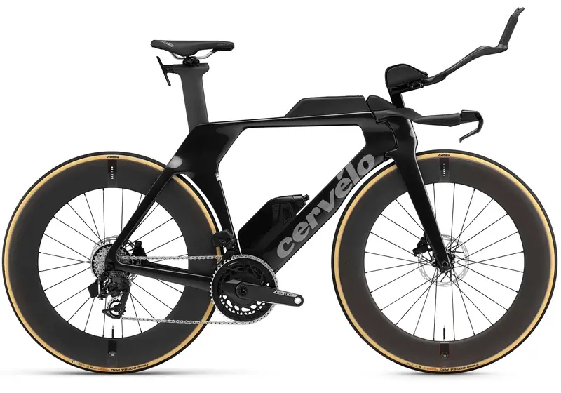 2026 Cervélo P5 Force Axs Unisex Time Trial/Triathlon Bike, Five Black - Free Shimano Dura-Ace Spd-Sl Pedals Valued At $399.00! 1