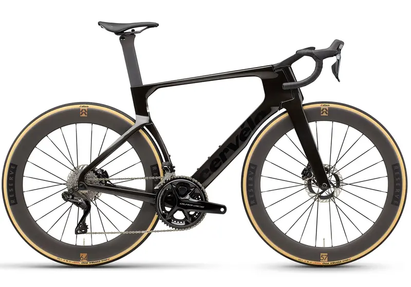 2026 Cervélo S5 Dura-Ace Unisex Road Bike, Five Black - Free Shimano Dura-Ace Spd-Sl Pedals Valued At $399.00! 1