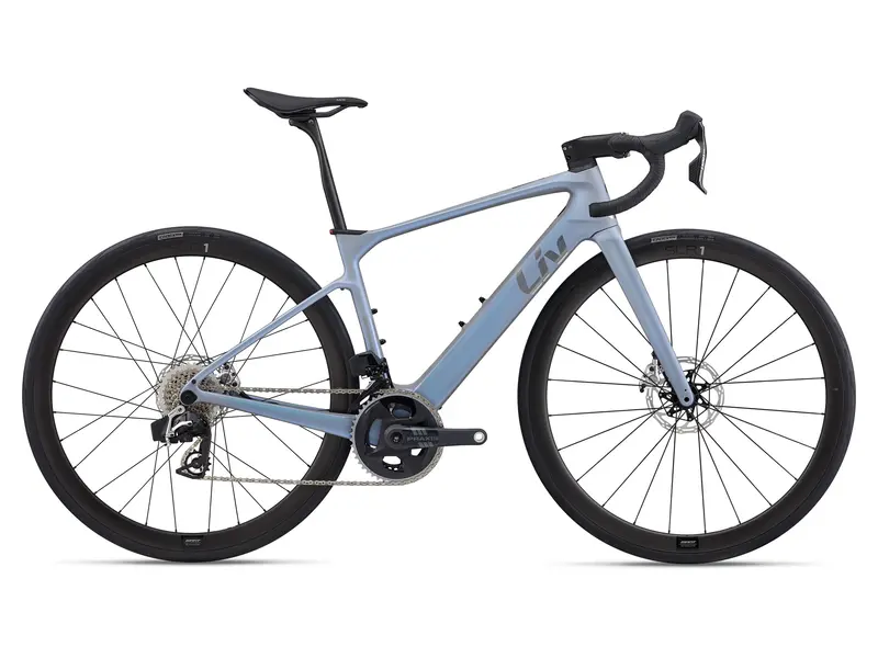 2026 Giant Liv Avail Advanced E+ Elite 0 Women's Electric Road Bike, Moonstone 1
