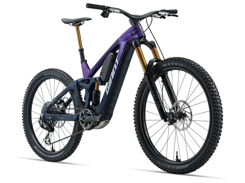 2026 Giant Reign Advanced E+ 0 Men's Electric Mountain Bike - Purple Haze/Metallic Navy 1