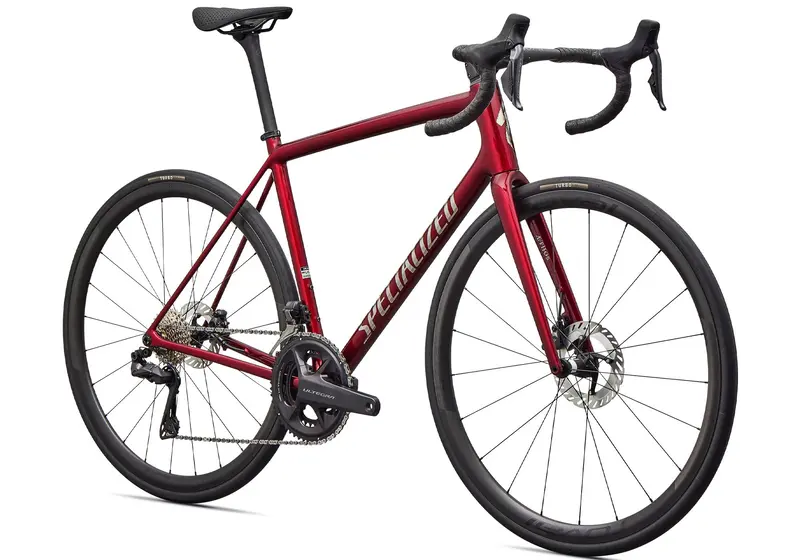2026 Specialized Aethos 2 Pro Unisex Road Bike, Gloss Sky Red 1