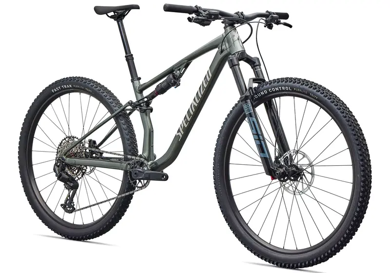 2026 Specialized Chisel Comp Unisex Mountain Bike, Gloss Charcoal Tint Over Silver Dust 1