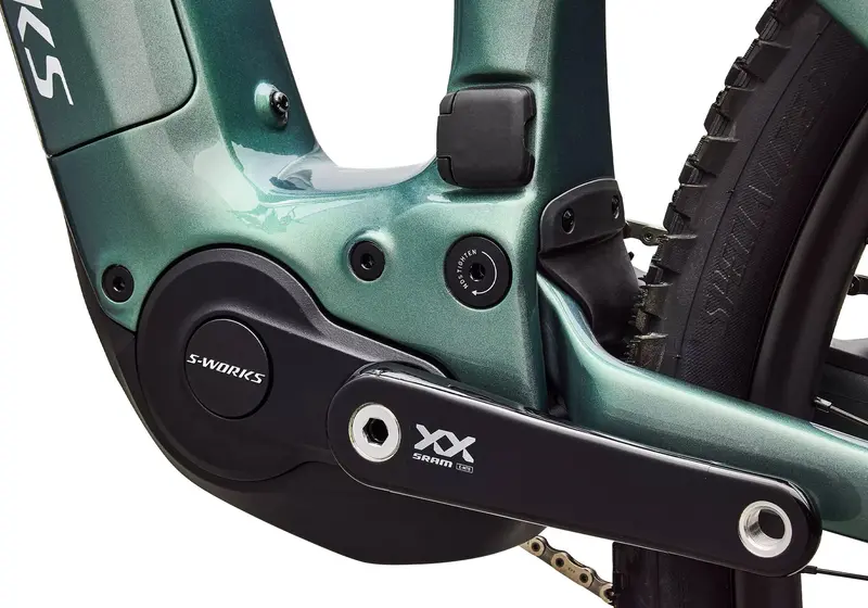 2026 Specialized S-Works Turbo Levo R, Gloss Premium Fjord Metallic 4
