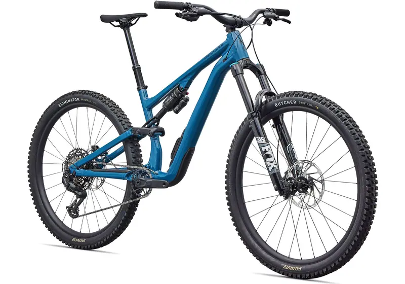 2026 Specialized Stumpjumper 15 Evo Comp Alloy Unisex Mountain Bike, Gloss Grey Blue 1