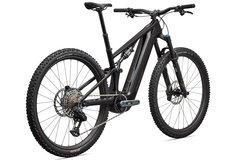 2026 Specialized Turbo Levo R Expert Unisex Electric Mountain Bike, Gloss Carbon/Burnt Gold Metallic 2