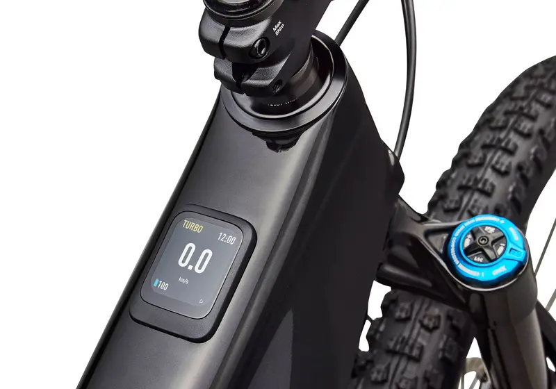 2026 Specialized Turbo Levo R Expert Unisex Electric Mountain Bike, Gloss Carbon/Burnt Gold Metallic 4