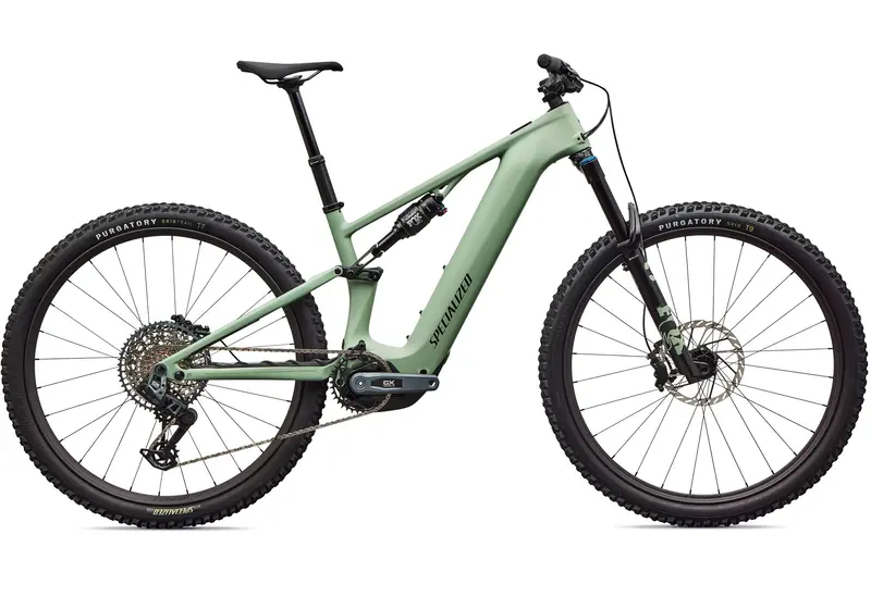 2026 Specialized Turbo Levo R Expert Unisex Electric Mountain Bike, Satin Pistachio/Dark Moss Green 2