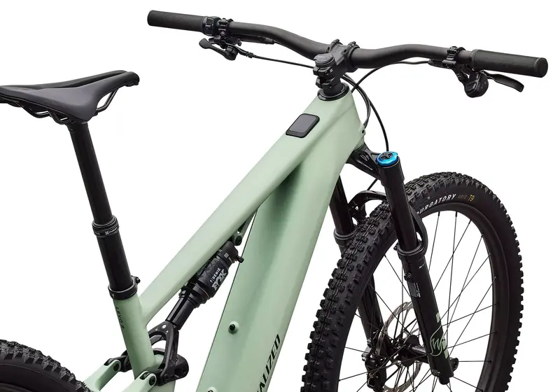 2026 Specialized Turbo Levo R Expert Unisex Electric Mountain Bike, Satin Pistachio/Dark Moss Green 4