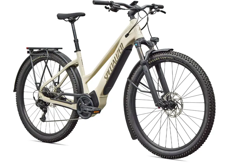 2026 Specialized Turbo Tero 4.0 Step-Through Eq, Gloss White Mountains / Gunmetal 1