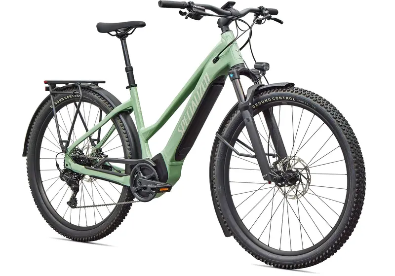 2026 Specialized Turbo Tero 4.0 Step-Through Eq Unisex Electric Urban Bike, Gloss Pistachio / Dolomite 1