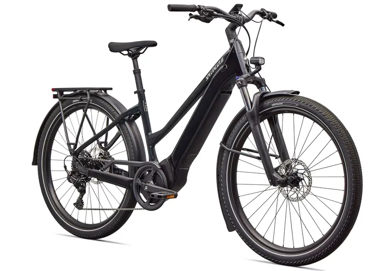 2026 Specialized Turbo Vado 4.0 Step-Through Unisex Electric Urban Bike, Gloss Cast Black 1