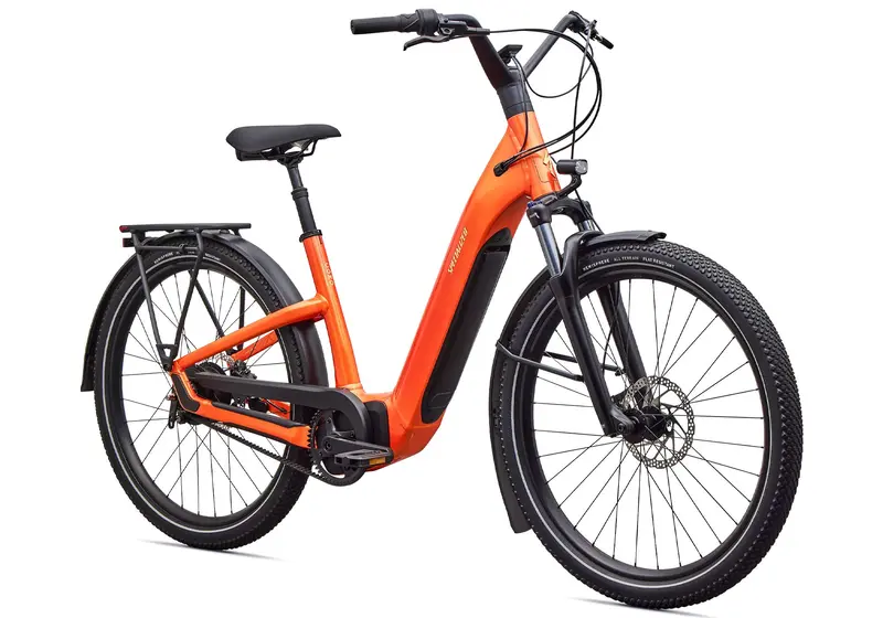 2027 Specialized Turbo Como 4.0 Igh Unisex Electric Urban Bike, Gloss Tangerine 1