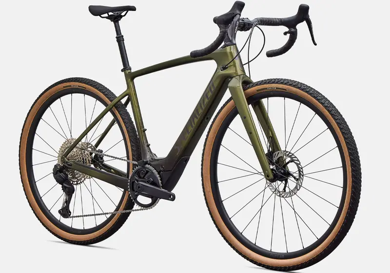 2027 Specialized Turbo Creo 2 Comp Electric Road Bike, Gloss Laurel Green 1