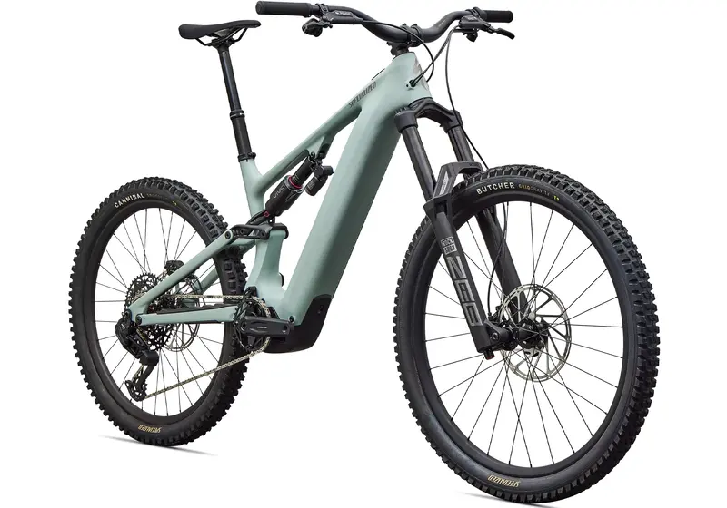 2027 Specialized Turbo Levo 4 Evo Comp Unisex Electric Mountain Bike, Satin Agave Grey 1